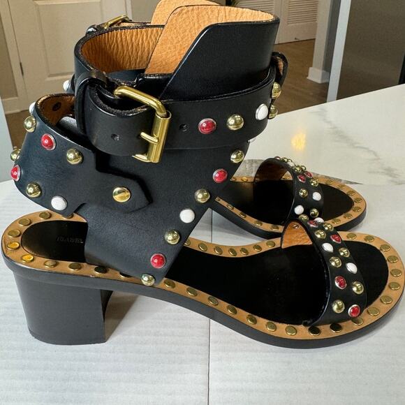 Isabel Marant Embellished Heeled Sandal - Picture 11 of 17